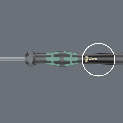 Wera Kraftform 2035/6 Jeu de 6 tournevis électroniques avec fente et support