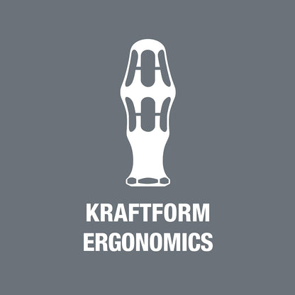 Wera 334/6 Jeu de tournevis Kraftform Plus Lasertip avec support 6 pièces 