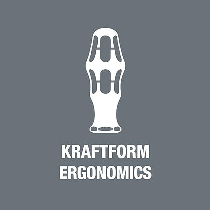 Wera Kraftform Kompakt 27 RA Tournevis à cliquet fendu - Tête 1/4"-DD