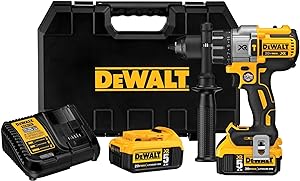 Dewalt Kit de perceuse à percussion sans balais à 3 vitesses au lithium-ion 20 V Max XR 
