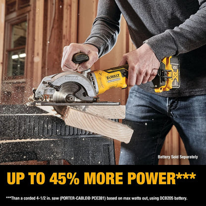 Scie circulaire sans fil Dewalt 20V MAX 4-1/2"