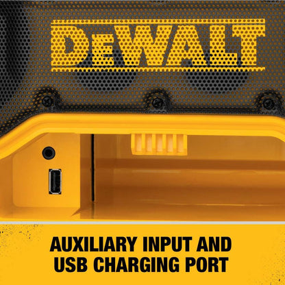 Dewalt 20V Max Portable Radio & Battery Charger with Bluetooth
