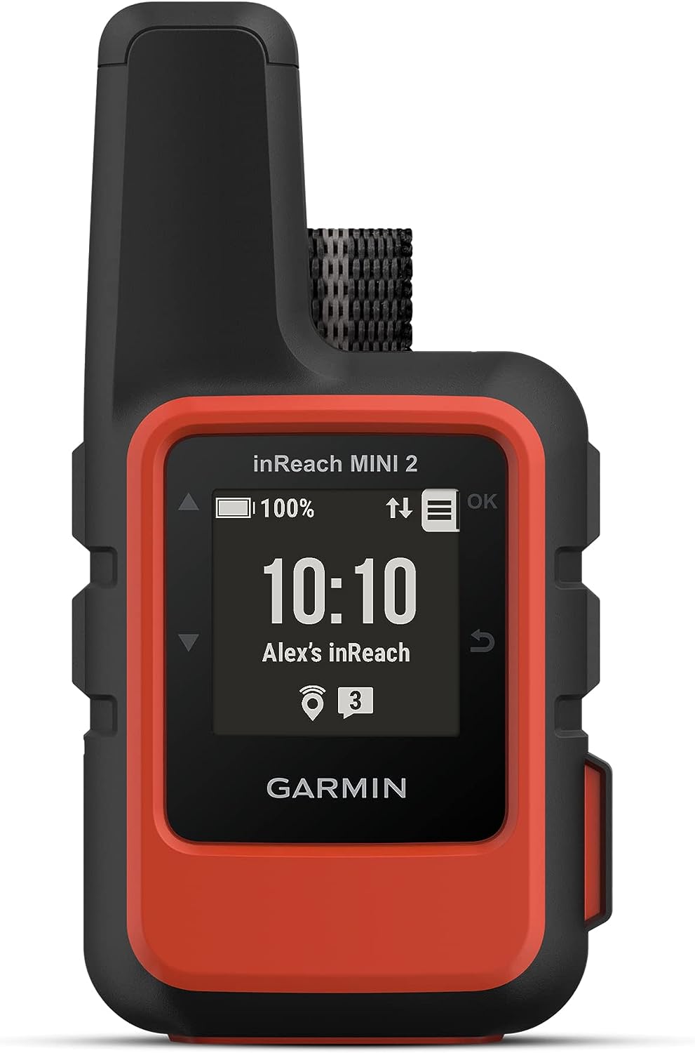 Garmin InReach Mini 2 Hiking Handheld Satellite Communicator  - Flame Red