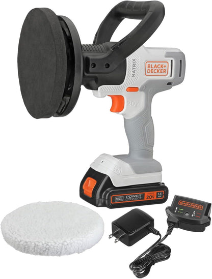 Kit tampon Black &amp; Decker Matrix 20V Max - Blanc