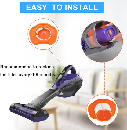 Filtre pour aspirateur à main Black & Decker