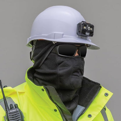 Klein Tools Cagoule à charnière chaude et respirante en polaire coupe-vent - Noir 
