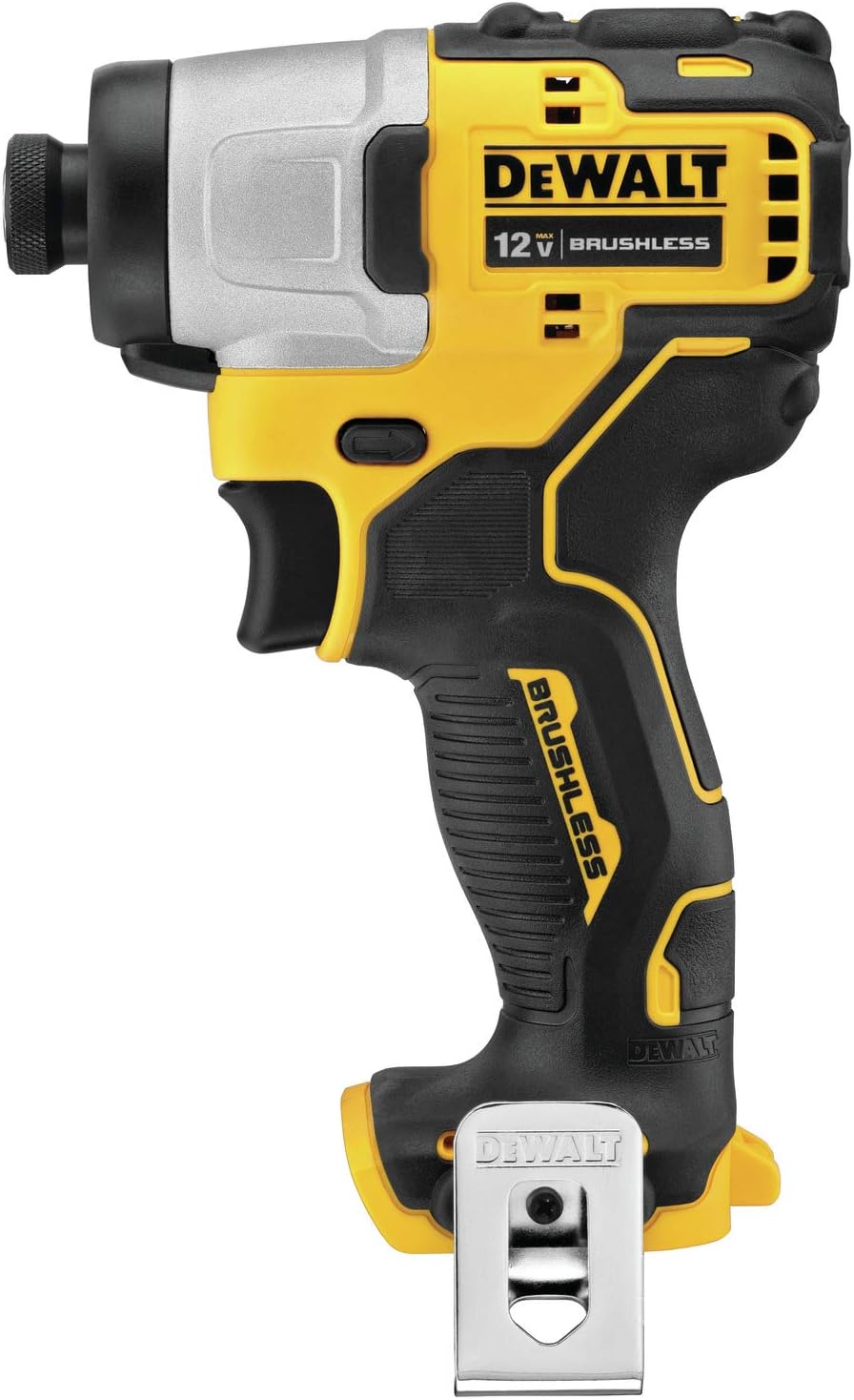 Dewalt 12V Brushless 1/4" Compact Cordless Impact Driver - Tool Only