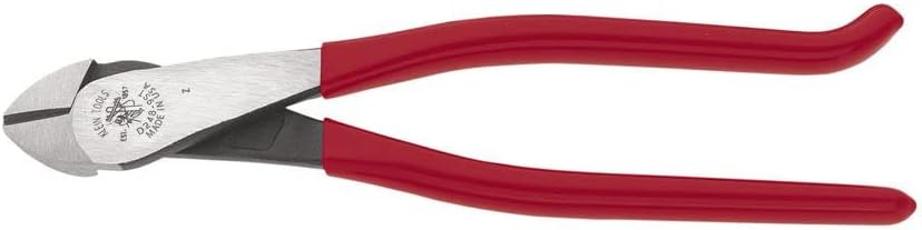 Klein Tools 9" pince coupante diagonale à grand levier - Rouge