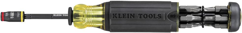 Klein Tools Tournevis ajustable 14 en 1 avec douille à bascule