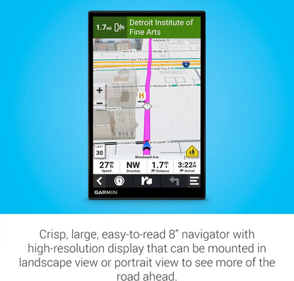 Garmin DriveSmart 86, Navigateur GPS pour voiture