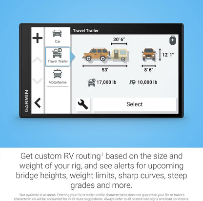 Garmin RV795 7" RV Navigator