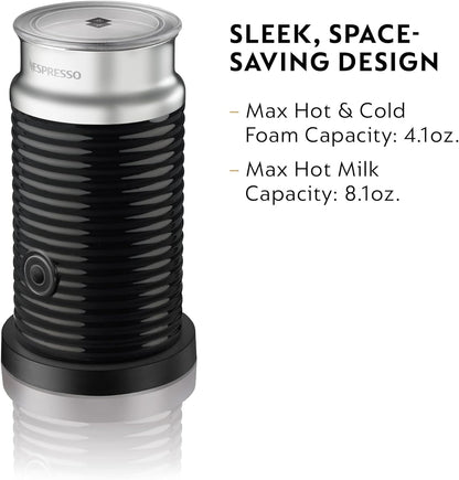 Nespresso Aeroccino3 Milk Frother - Black