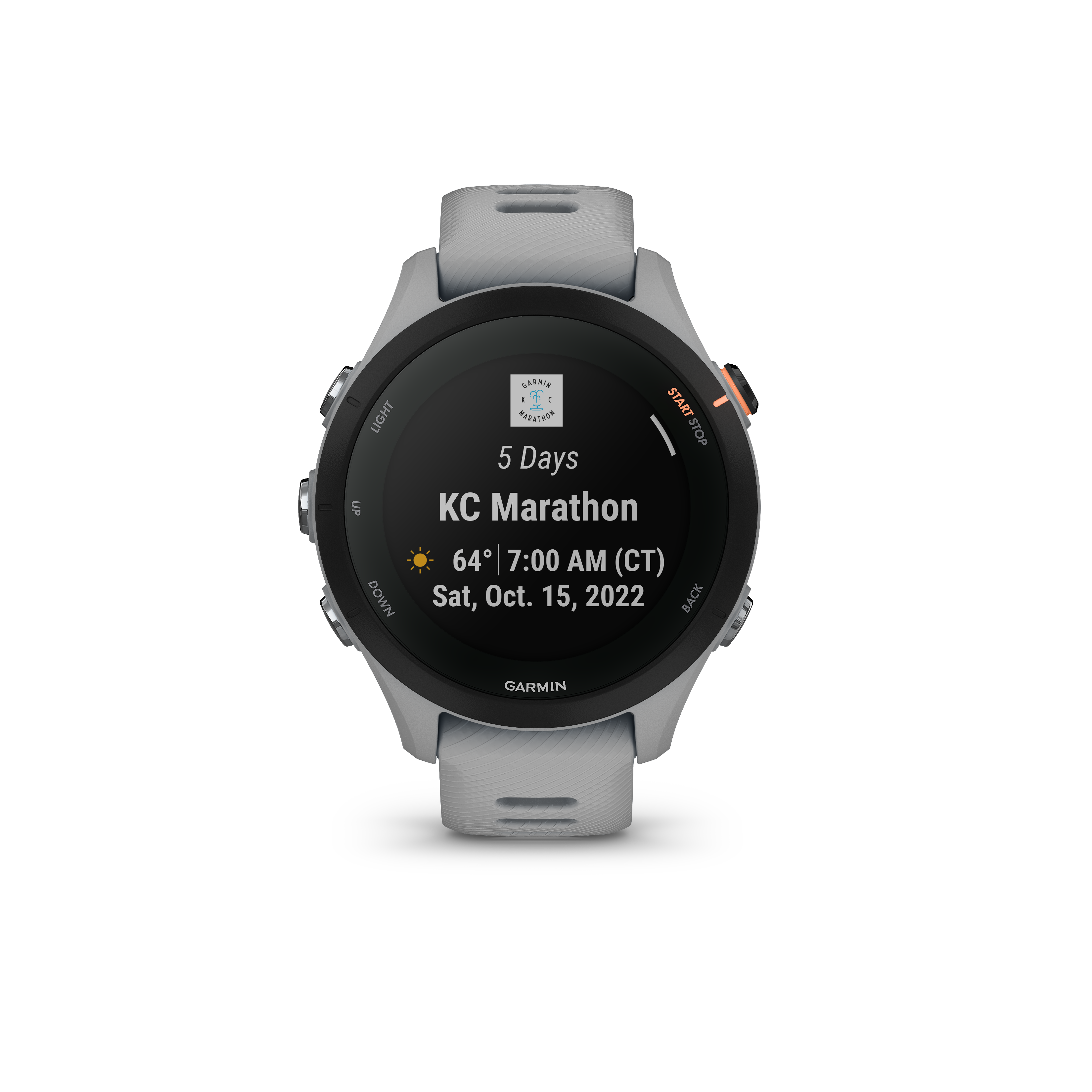 Garmin Forerunner 255S 41mm GPS Running Smartwatch - Gris poudré