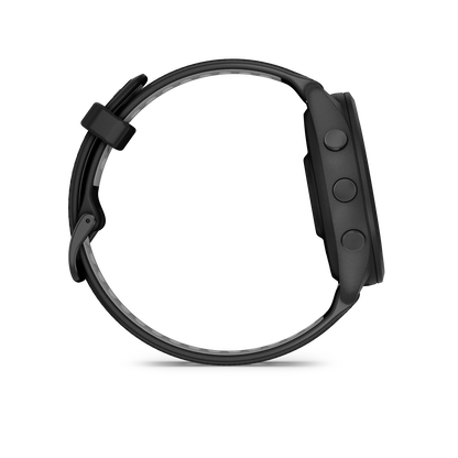 Garmin Forerunner 265 44mm Running Smartwatch - Black and Powder Gray