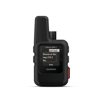 Garmin InReach Mini 2 Satellite Communicator With Hiking Handheld - Black