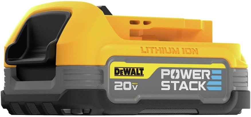 Kit de démarrage Dewalt 20V Max avec batterie compacte Powerstack et chargeur