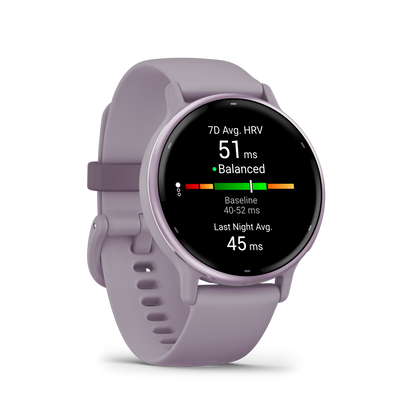 Garmin Smartwatch Vivoactive 5 avec GPS - Orchidée