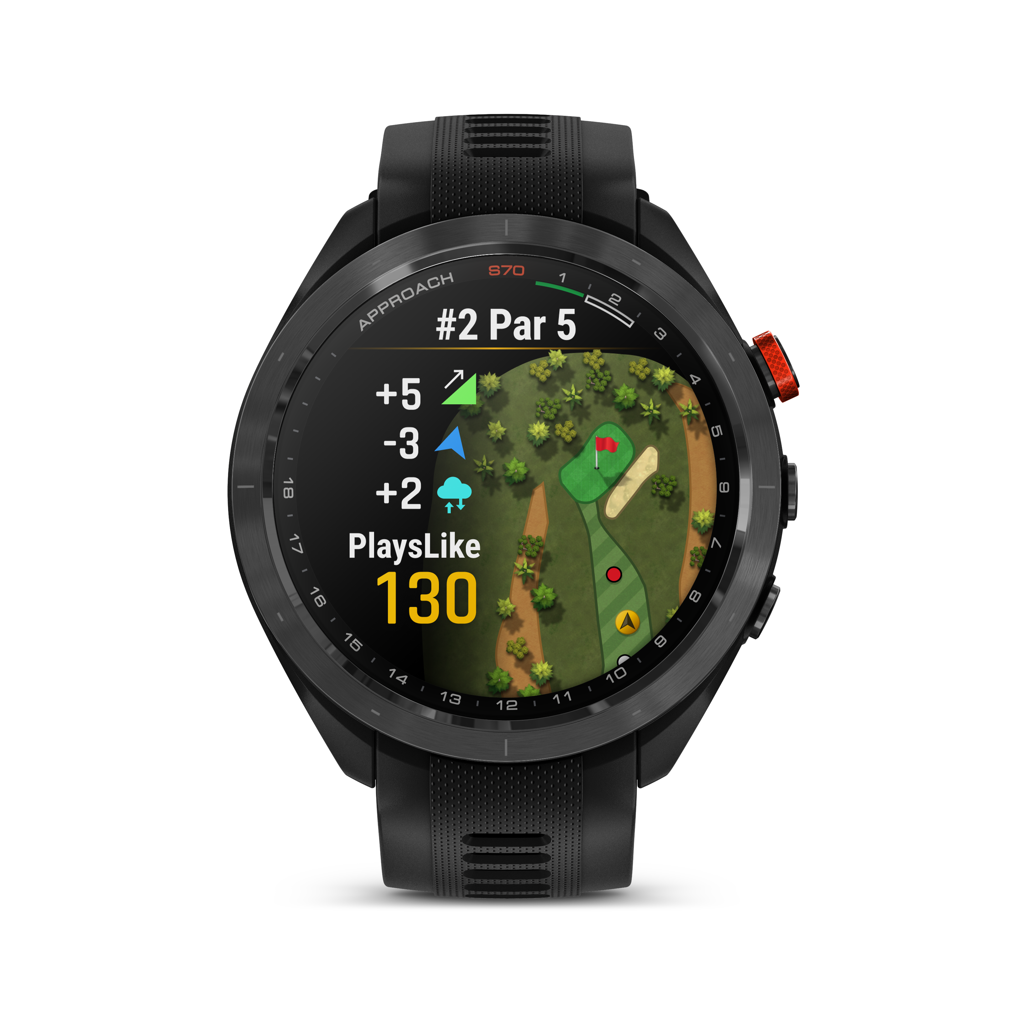 Montre GPS de golf Garmin Approach S70 Premiun - Noir