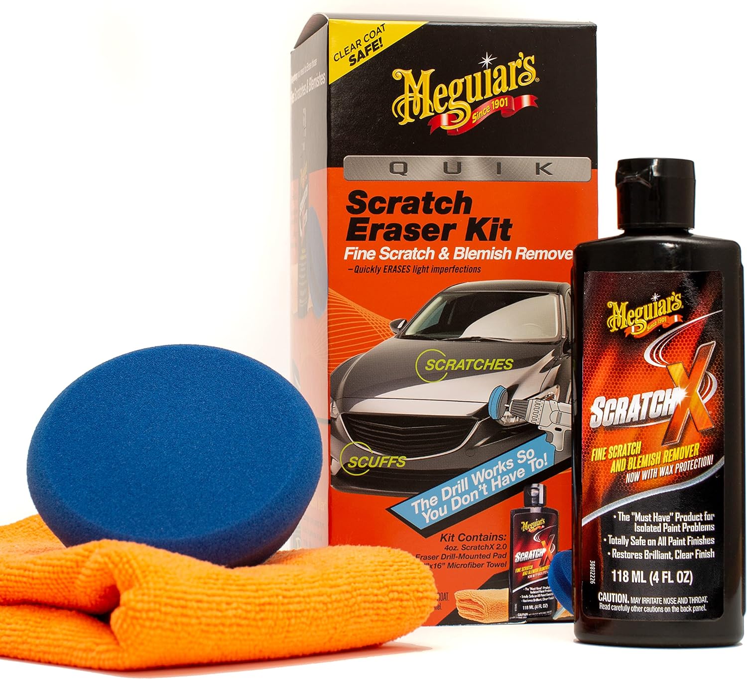 Meguiar's Quik Scratch Eraser Pad & Kit