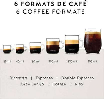 Machine à café et à espresso Nespresso Vertuo Pop+ de Breville - Gris foncé