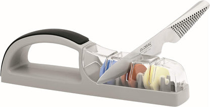 Global Minosharp 3 Stage Sharpener - Gris et noir