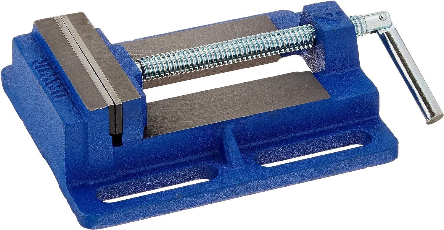 Étau de presse Drill 4" - Bleu