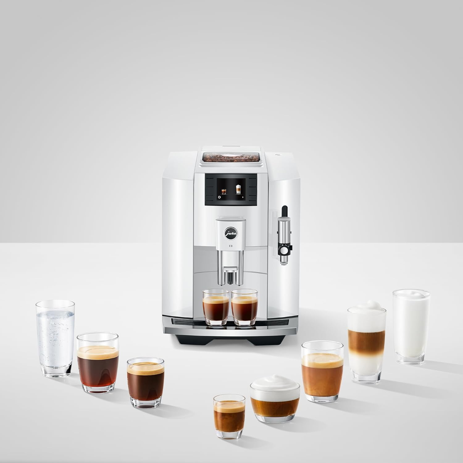 Jura Machine à Espresso Automatique - Piano White