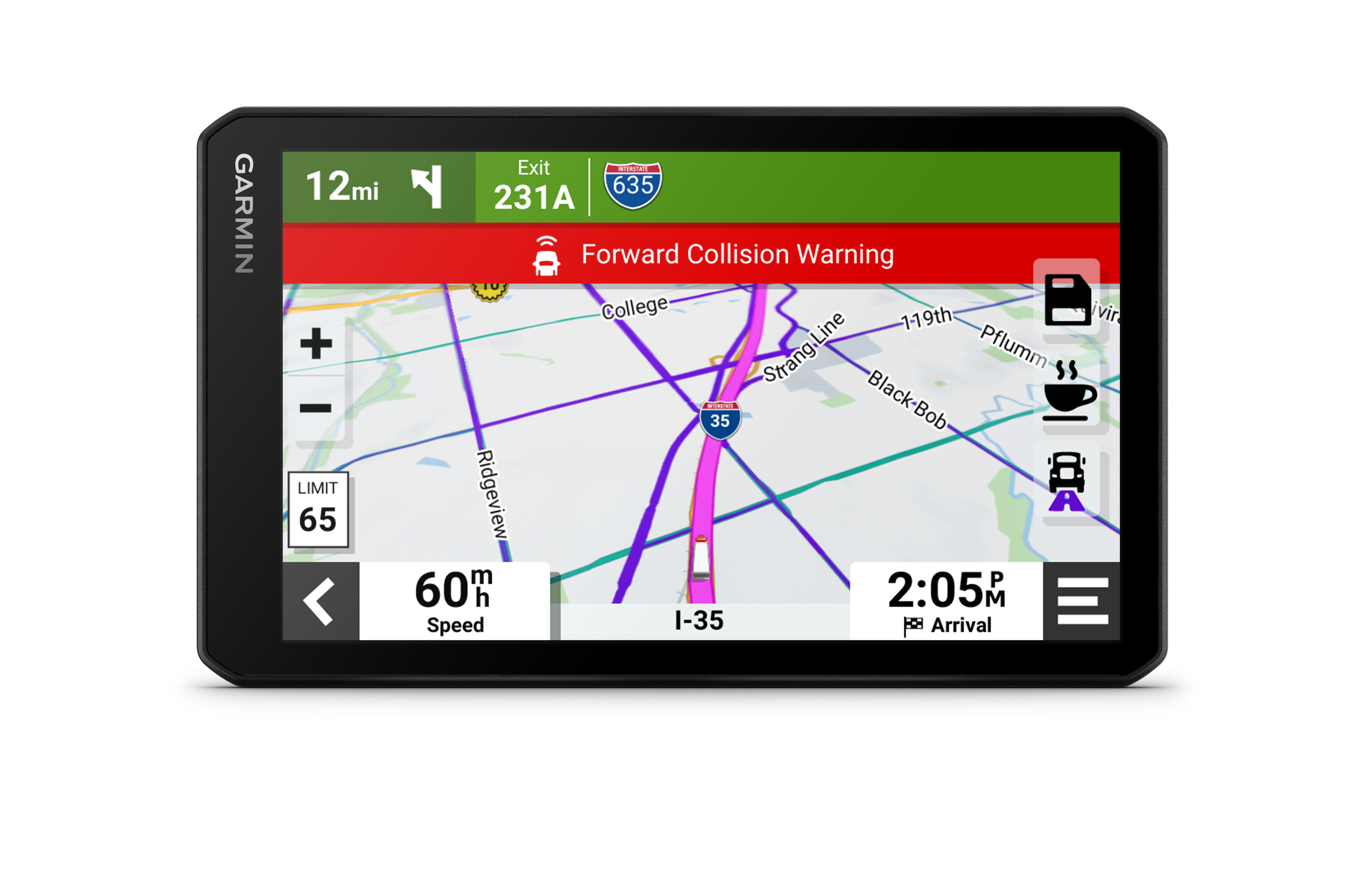 Garmin 7" GPS Truck Navigator with Built-in Dash Camera