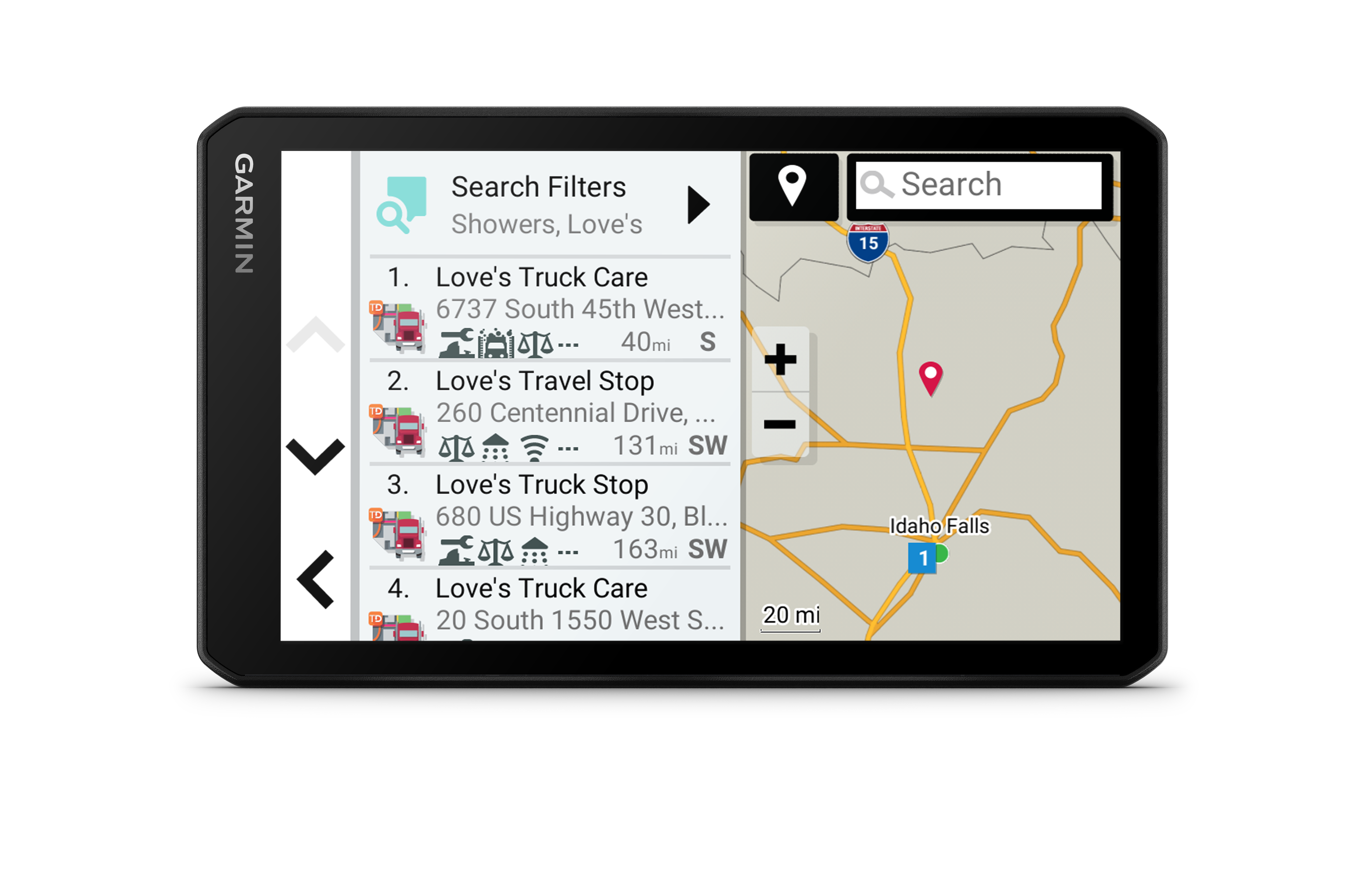 Garmin 7" GPS Truck Navigator with Built-in Dash Camera