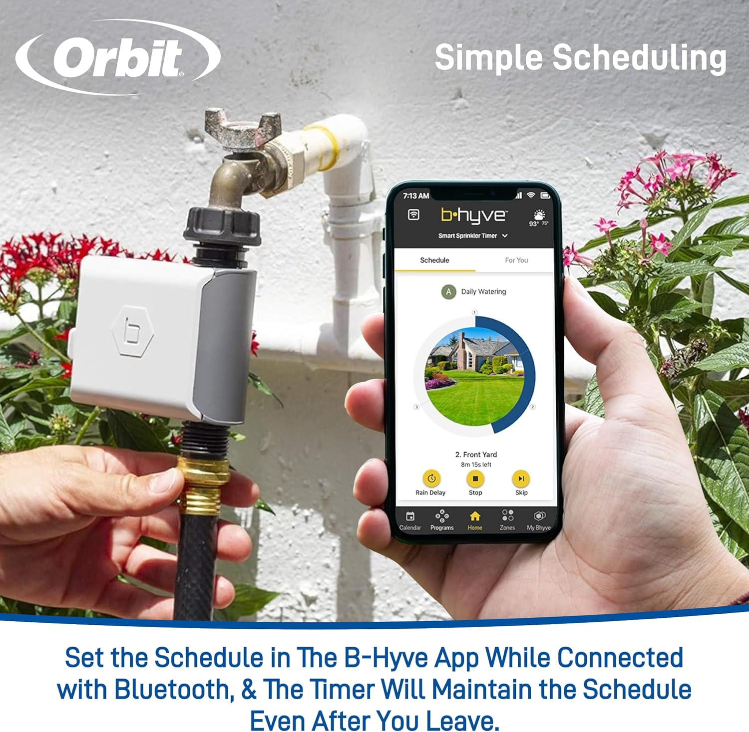 Orbit B-hyve Bluetooth Hose Faucet Timer - Gris