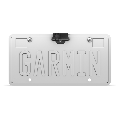 Garmin Night View Caméra de recul sans fil avec support de plaque d'immatriculation