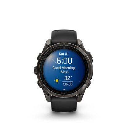 Garmin Fenix 8 47mm Amoled - Gris carbone saphir
