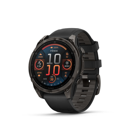 Garmin Fenix 8 47mm Amoled - Gris carbone saphir
