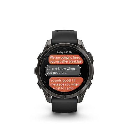 Garmin Fenix 8 47mm Amoled - Gris carbone saphir