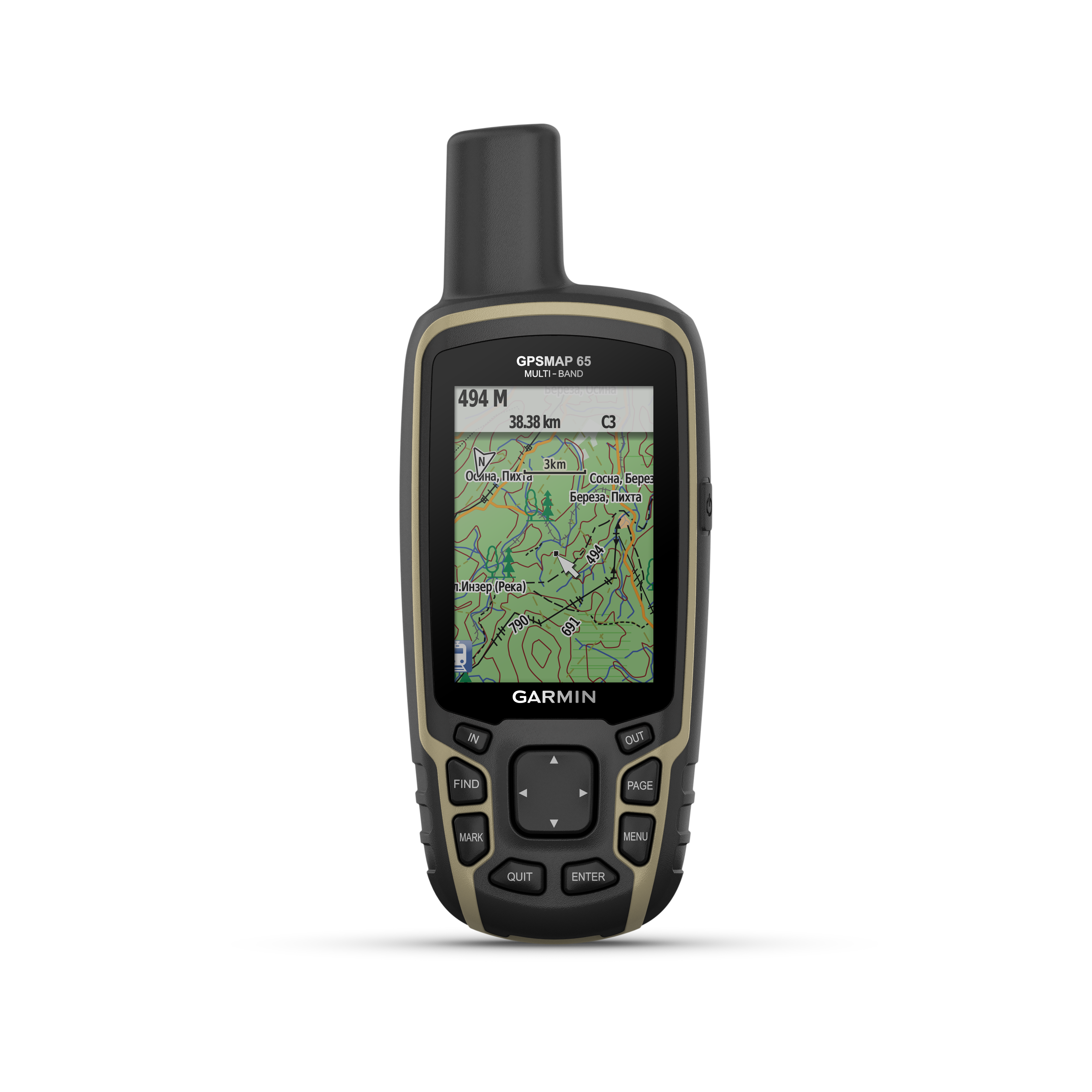 Garmin GPSMAP 2.6" Satellite Support - Color Display