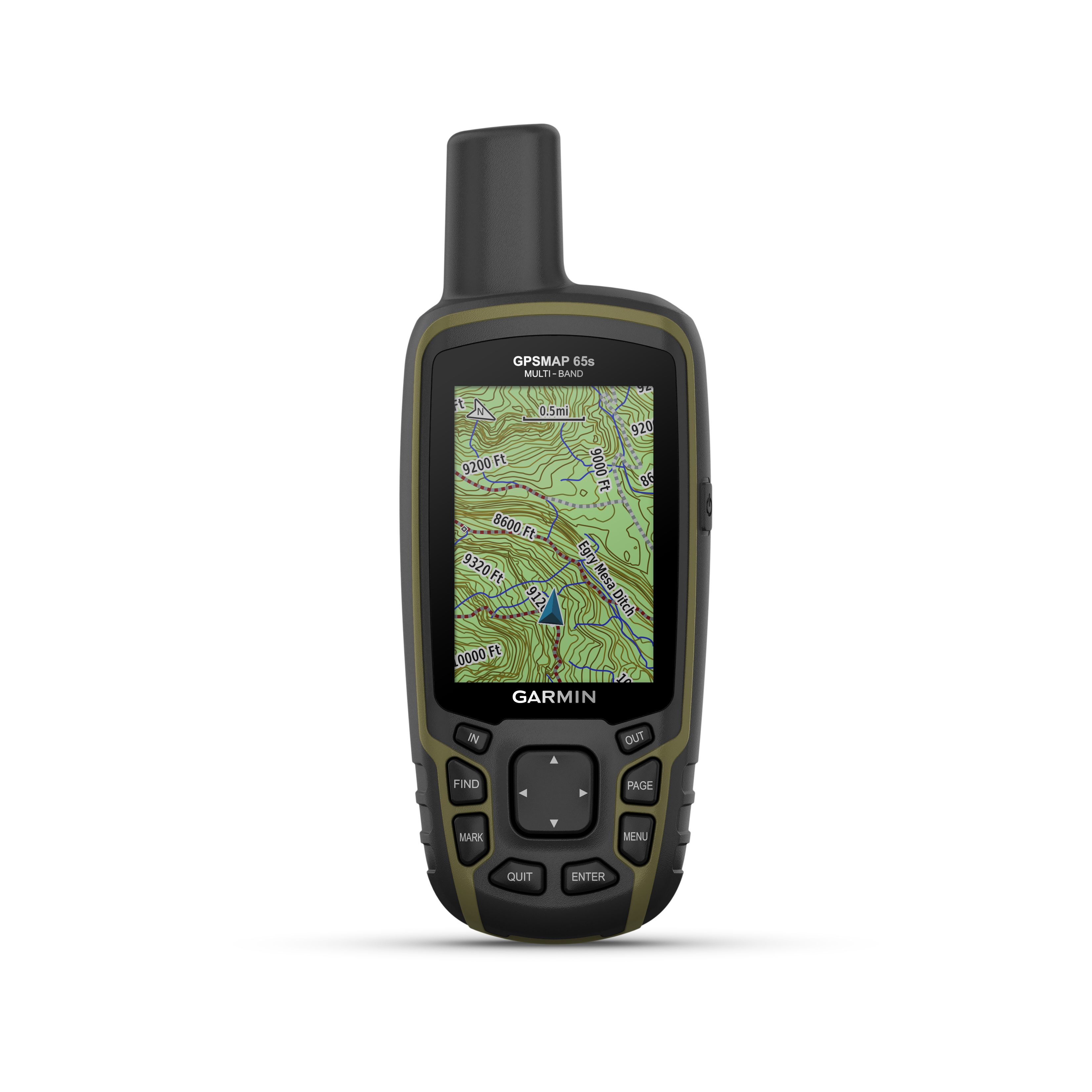 Garmin GPSMAP65S 2.6" Button-Operated Handheld with Altimeter and Compass Satellite Support - Color Display