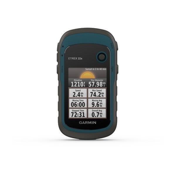 Navigateur GPS portable Garmin eTrex 22x robuste - Noir et bleu marine