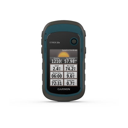 Navigateur GPS portable Garmin eTrex 22x robuste - Noir et bleu marine