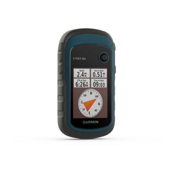 Navigateur GPS portable Garmin eTrex 22x robuste - Noir et bleu marine