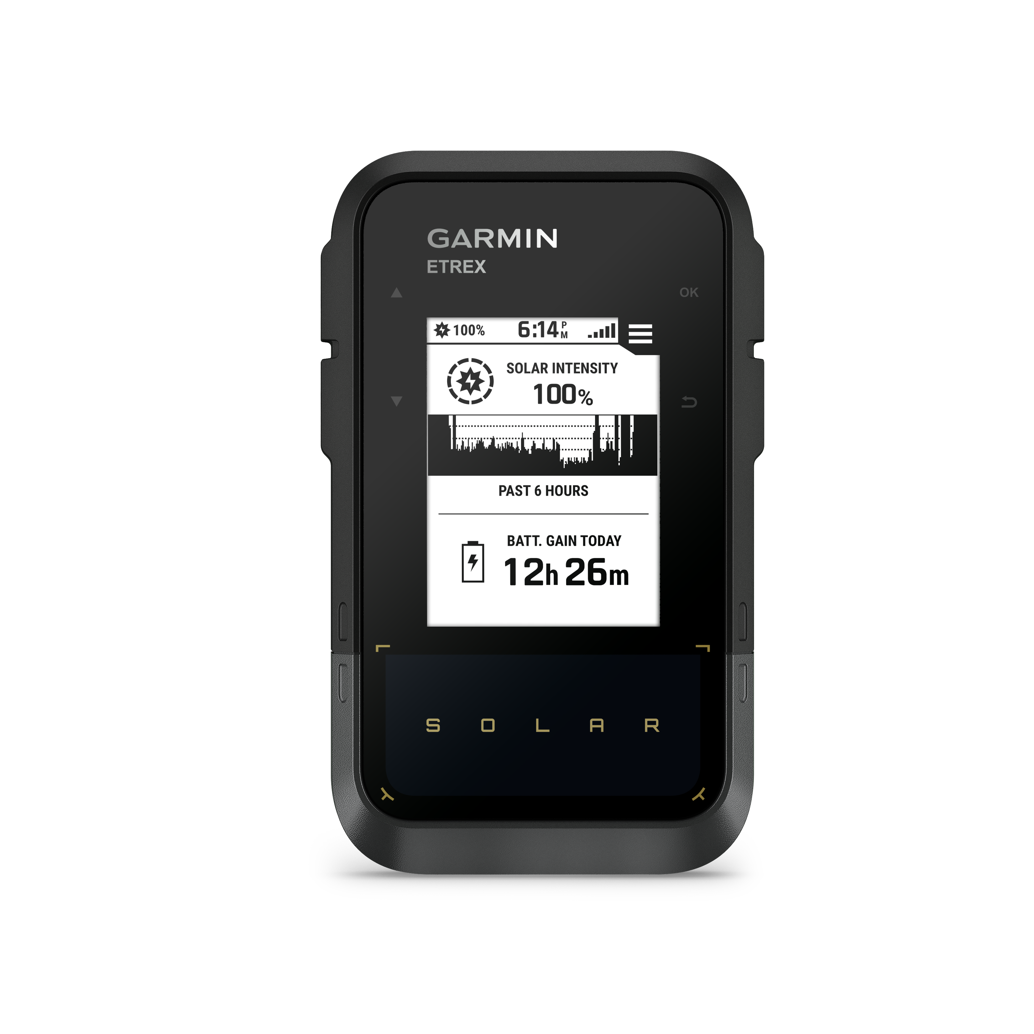 Garmin Etrex Solar GPS Handheld Navigator with Unlimited Battery Life - Water Resistant