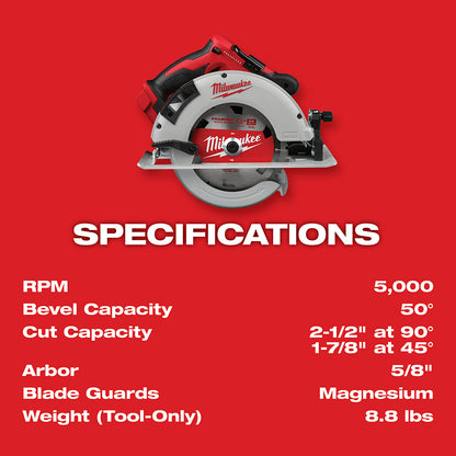 Milwaukee Brushless 7-1/4" Circular Saw