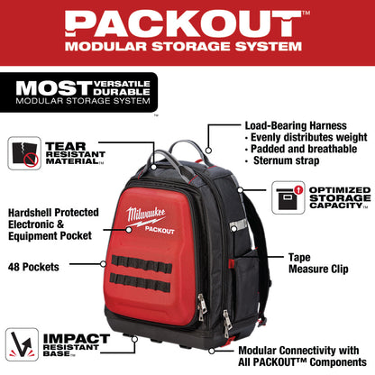 Milwaukee PACKOUT™ Tool Backpack - Ultimate Jobsite Storage Solution
