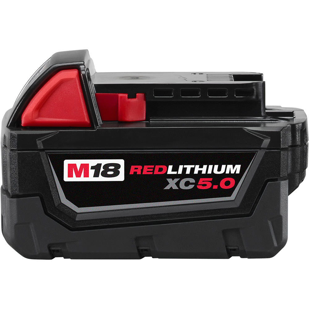 Milwaukee M18 Redlithium XC avec batterie à capacité étendue 5.0 Ah - 1 pack