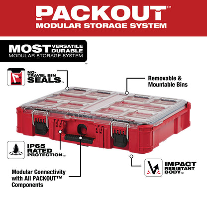 Milwaukee PACKOUT Organisateur de chantier modulaire à usage intensif