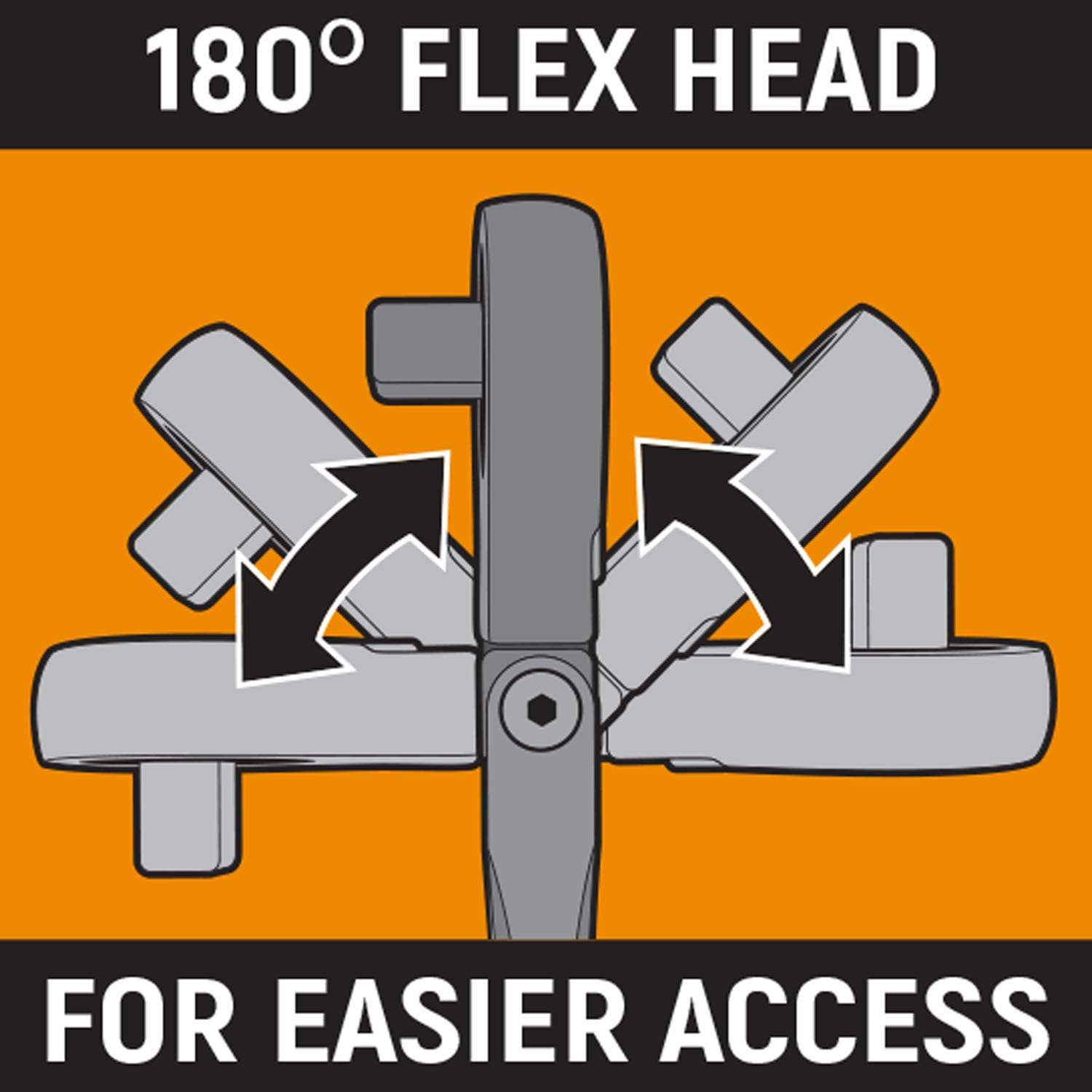 Clé à cliquet Gearwrench 1/4" 3/8" & 1/2" Drive 90 Tooth Flex-Head Set - 3 Piece