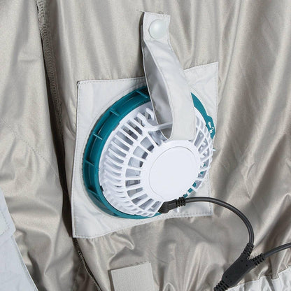 Makita 18V LXT Lithium-Ion Cordless UV Resistant Ventilated Jacket - S - White