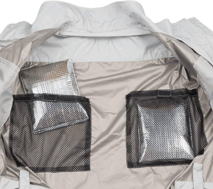 Makita 18V LXT Lithium-Ion Cordless UV Resistant Ventilated Jacket - S - White