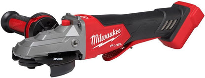 Milwaukee M18V Fuel Lithium-Ion 5" sans balais meuleuse plate à freinage avec interrupteur à palette - Outil seulement