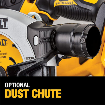 Scie circulaire Dewalt 20V MAX XR 6-1/2" (5.0AH) avec 1 batterie et un sac