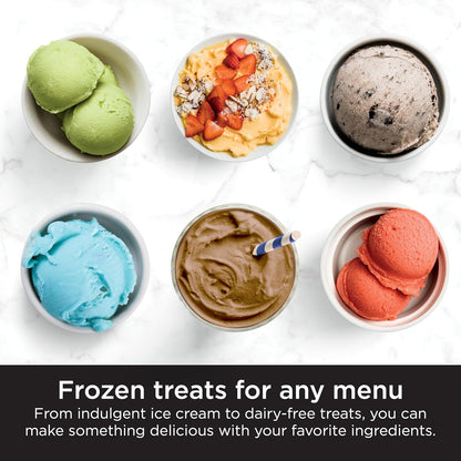 Ninja CREAMi NC301C 7 in 1 Ice Cream Maker  with Touch Program - Black
